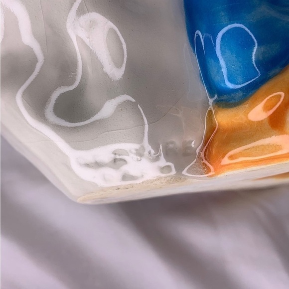 VTG Disney Treasure Craft Snow White & The Seven Dwarfs HAPPY Ceramic Utensil - Picture 5 of 8